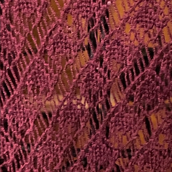 🐟🐟🐟BOGOHO 🐟🐟🐟Women's Burgundy Sweater Cardigan-XL - Picture 9 of 11